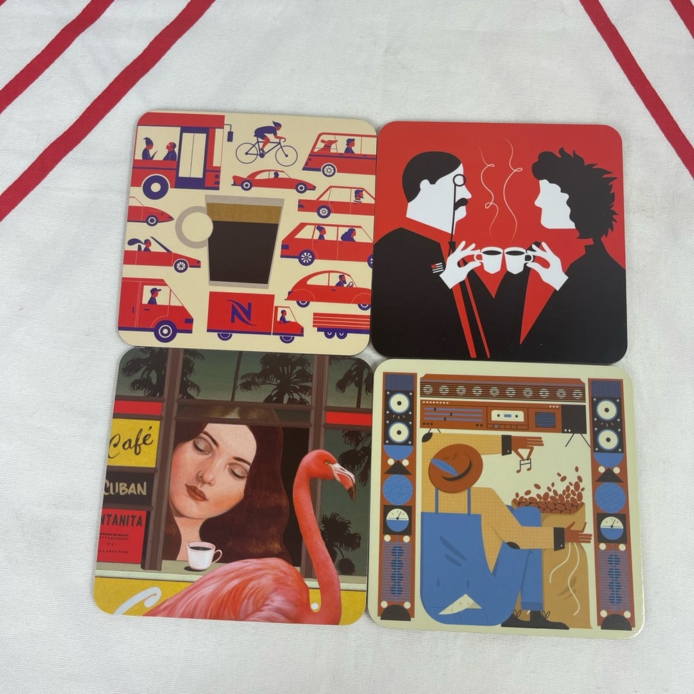 New Nespresso Art Coasters